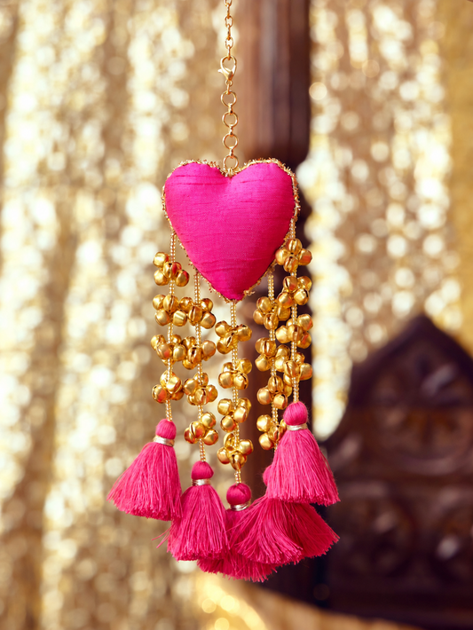 Rani Pink Ghungroo Bracelet (Single Hand)