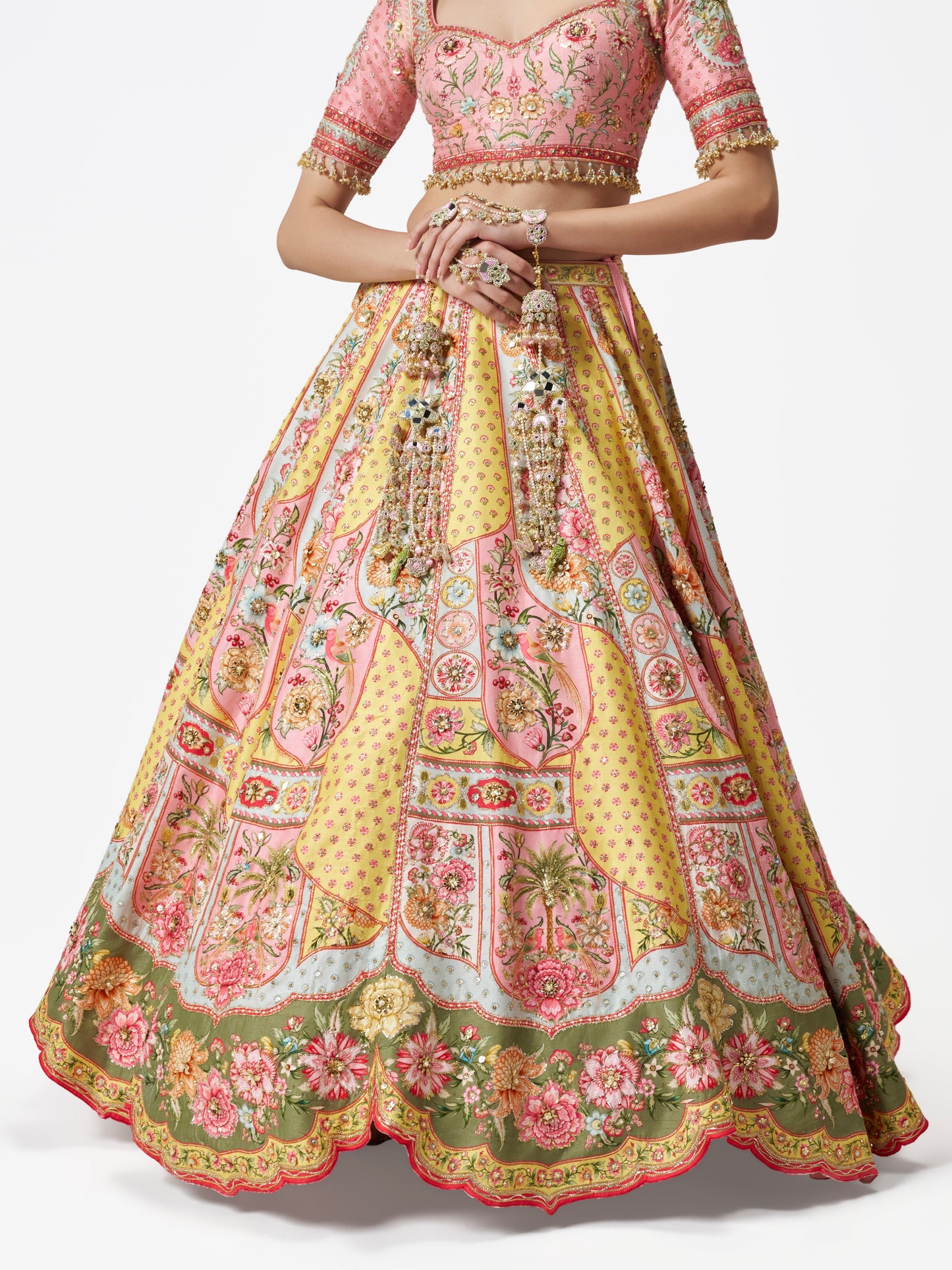 Dilruba Lehenga Set - Multi