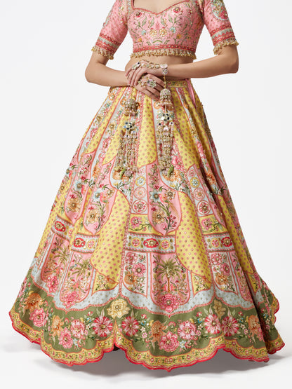 Dilruba Lehenga Set - Multi