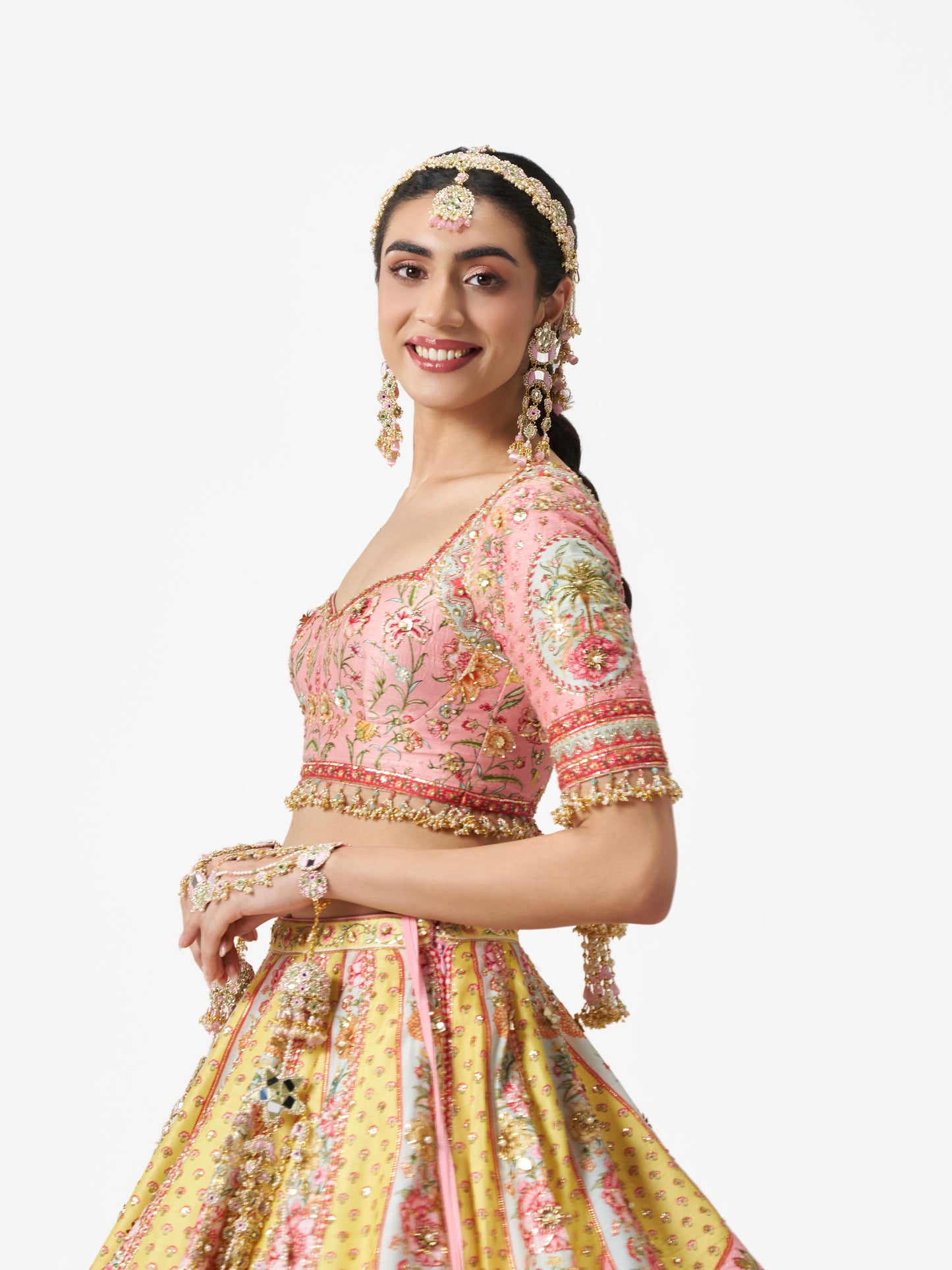 Dilruba Lehenga Set - Multi