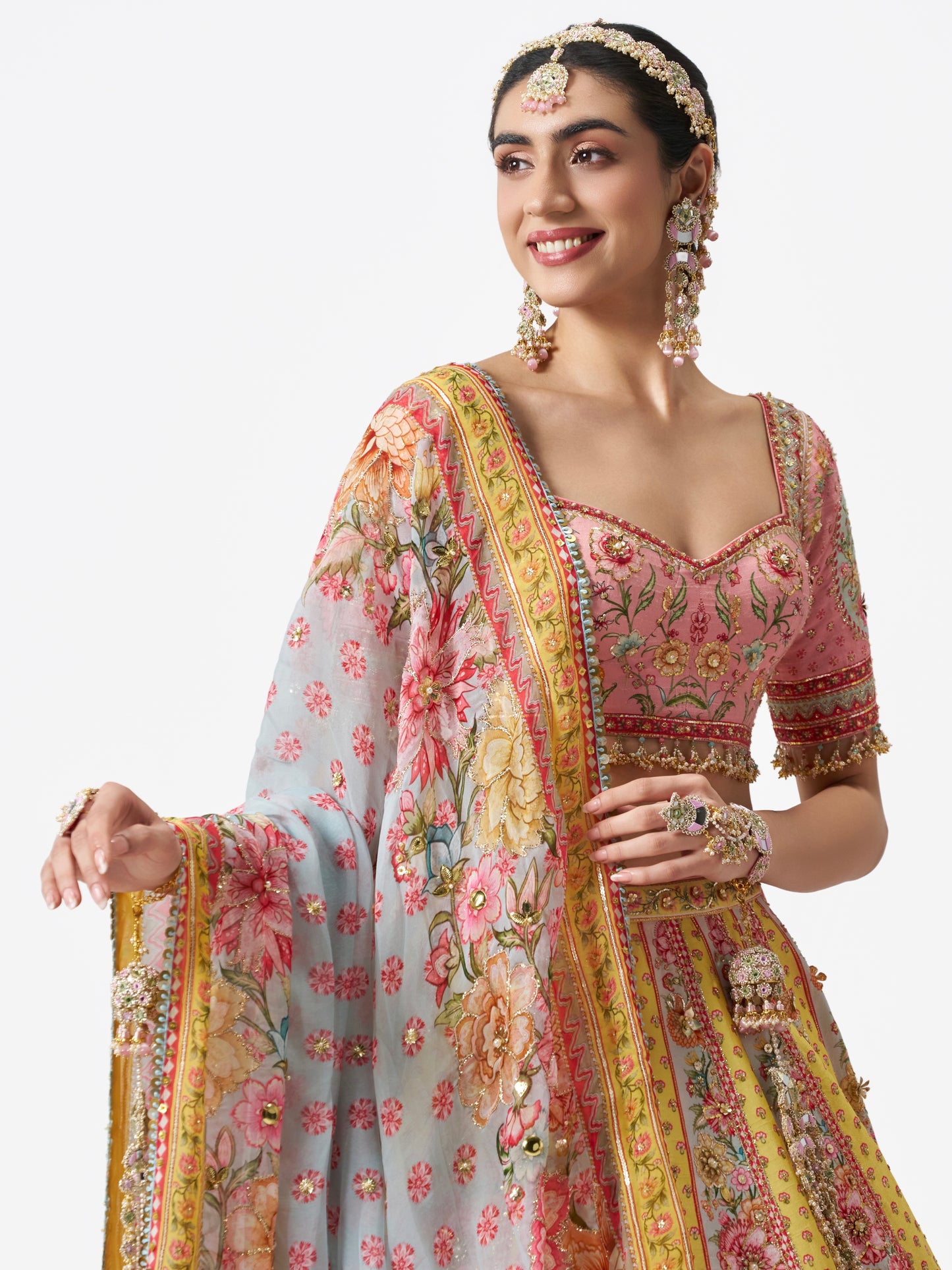 Dilruba Lehenga Set - Multi