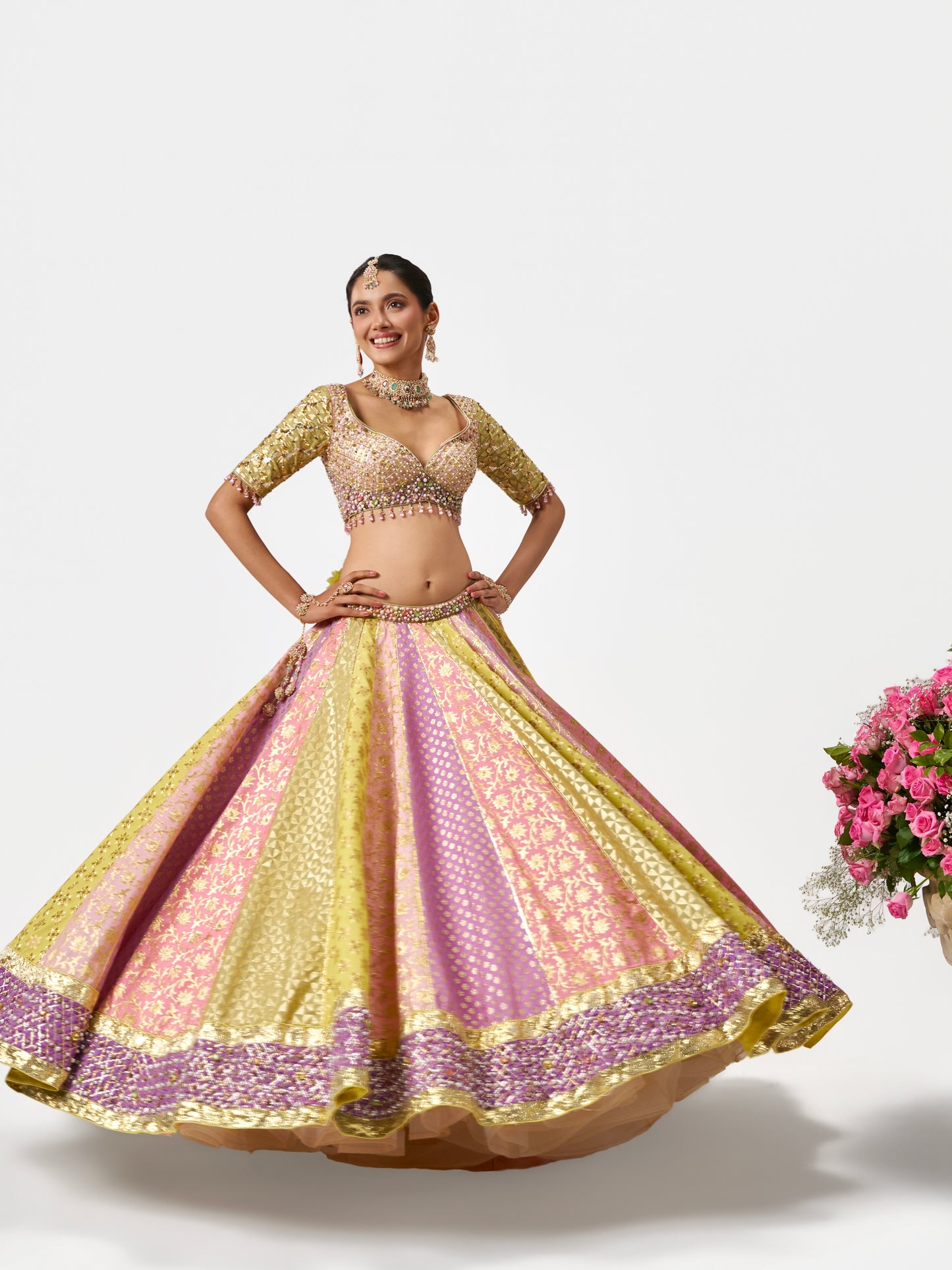 Mehbooba Lehenga Set - Multi