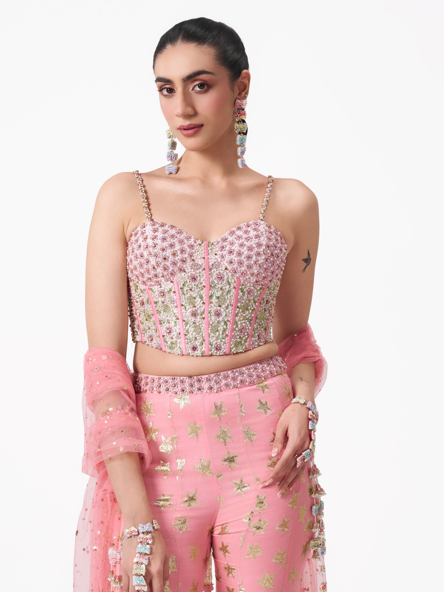 Mehbooba Corset Sharara Set