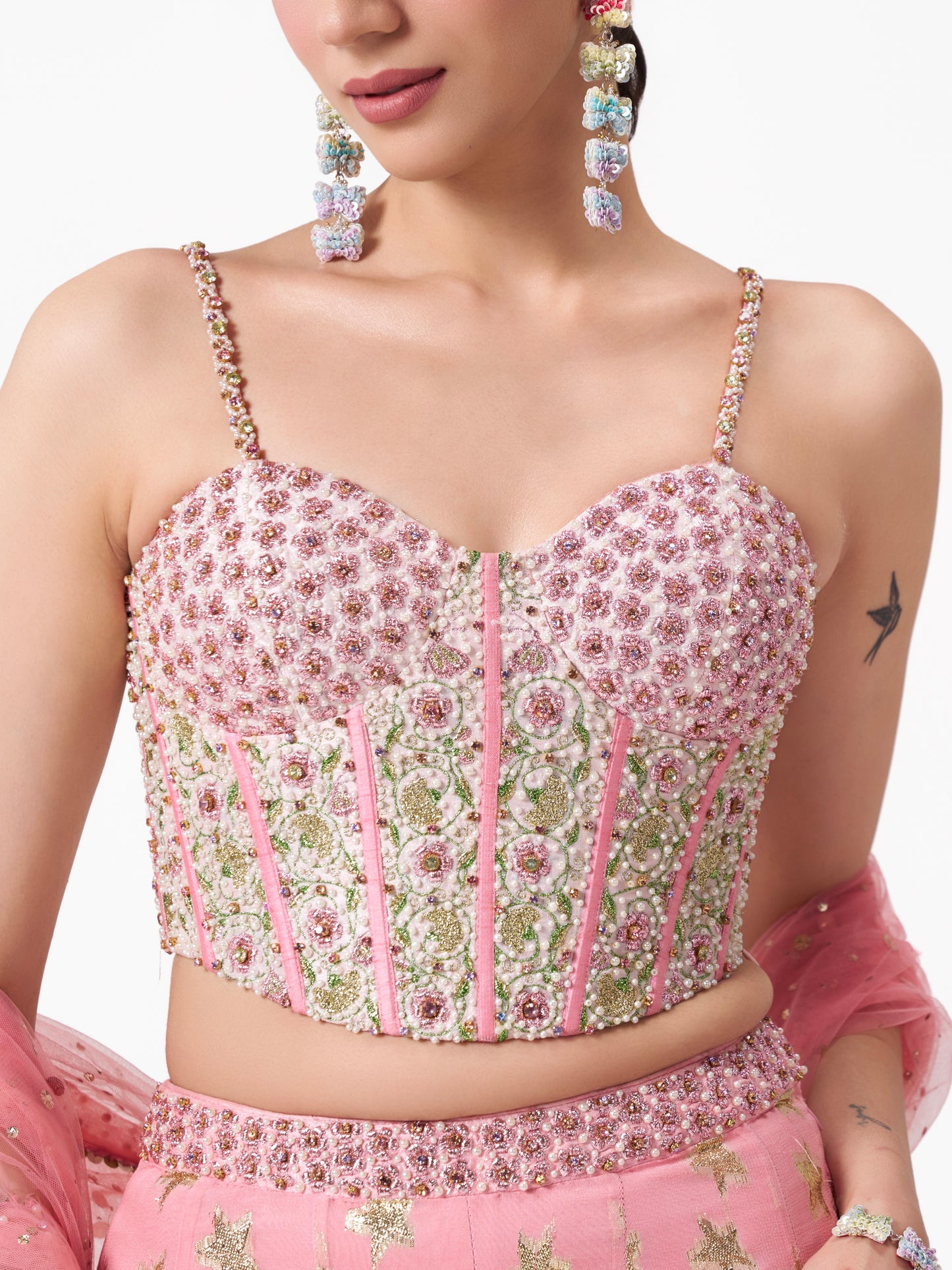 Mehbooba Corset Sharara Set