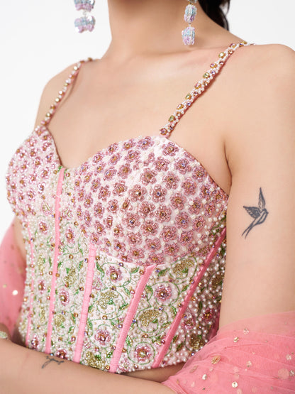 Mehbooba Corset Sharara Set