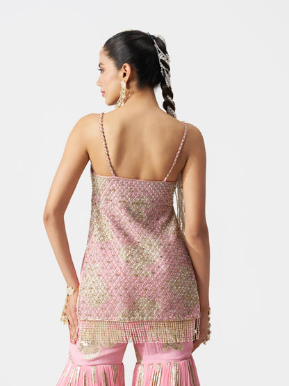 Mehbooba Pink Sharara Set