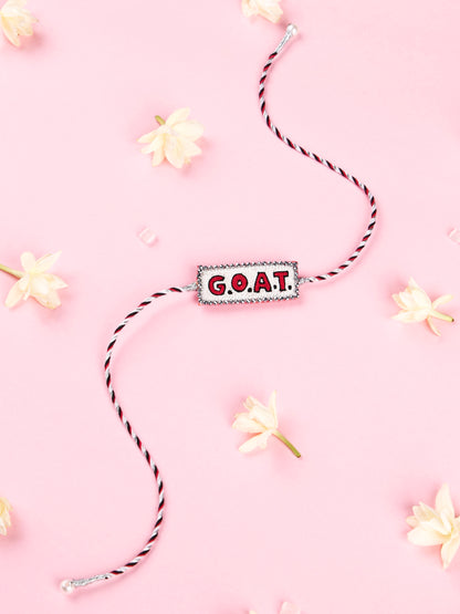 G.O.A.T Brother Rakhi - Rakhi for Brother by Tonoto