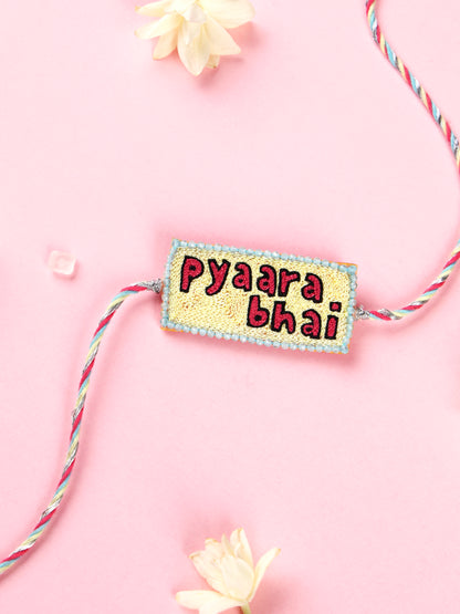 Handmade Pyaara Bhai Rakhi for Raksha Bandhan gifting