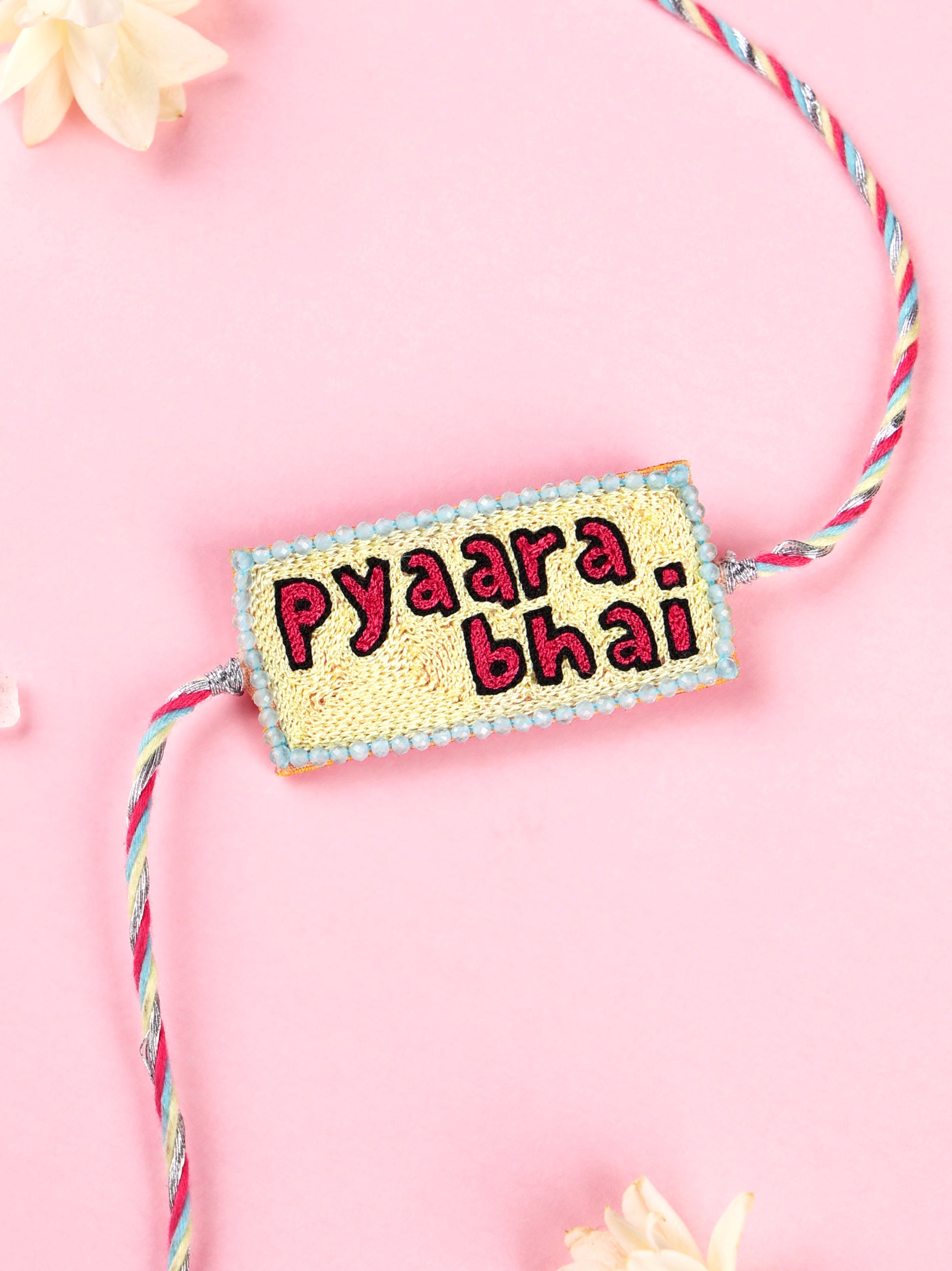 Handmade Pyaara Bhai Brother Rakhi for Raksha Bandhan gifting