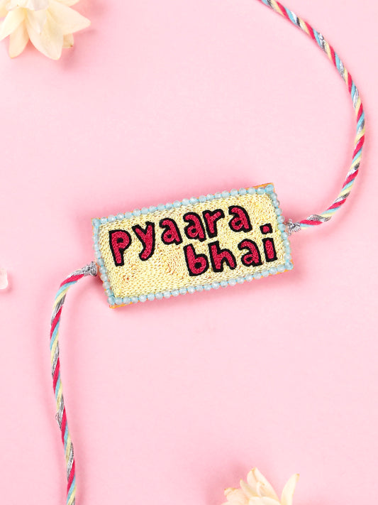 Handmade Pyaara Bhai Brother Rakhi for Raksha Bandhan gifting