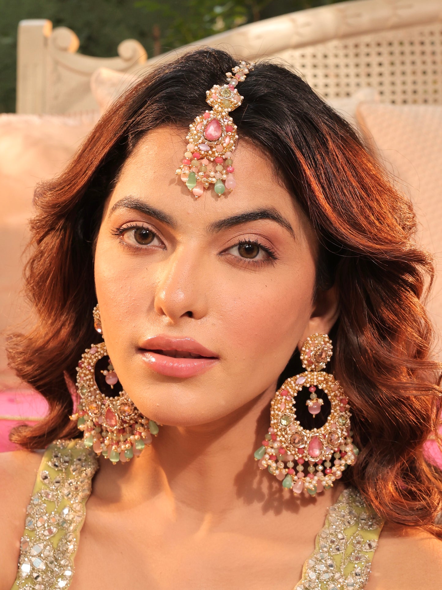 Dream Girl (Earrings & Mangtikka Set)