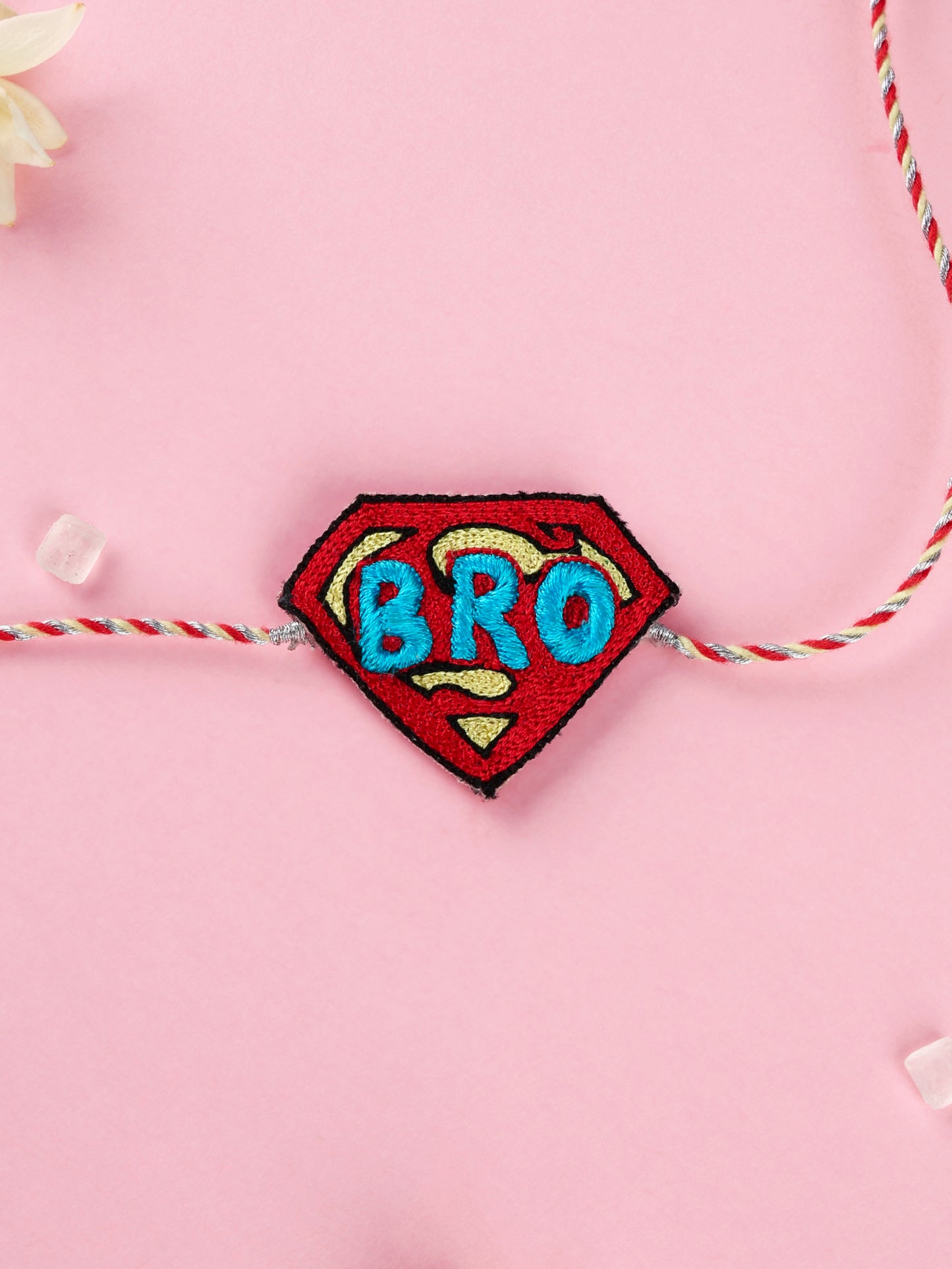 Super Hero Bro Rakhi - Blue and Red