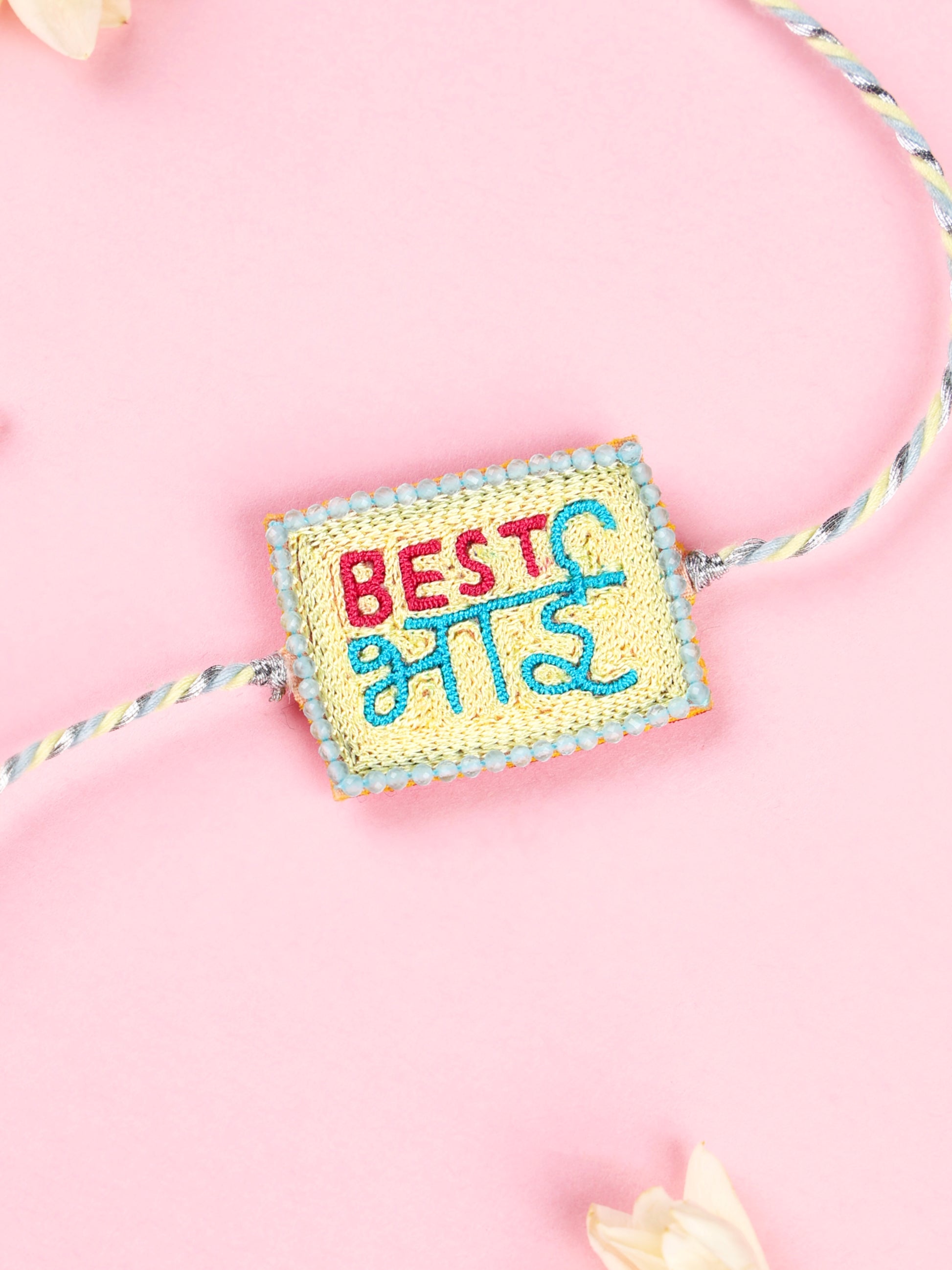 Handmade Best Bhai Yellow for Raksha Bandhan gifting