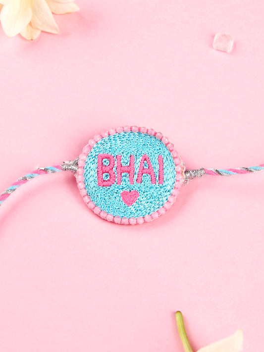 Handmade Bhai Neon Rakhi for Raksha Bandhan gifting