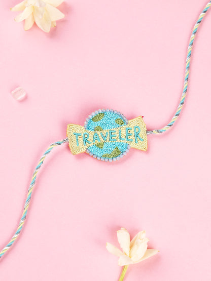 Handmade Traveler Brother Rakhi for Raksha Bandhan gifting