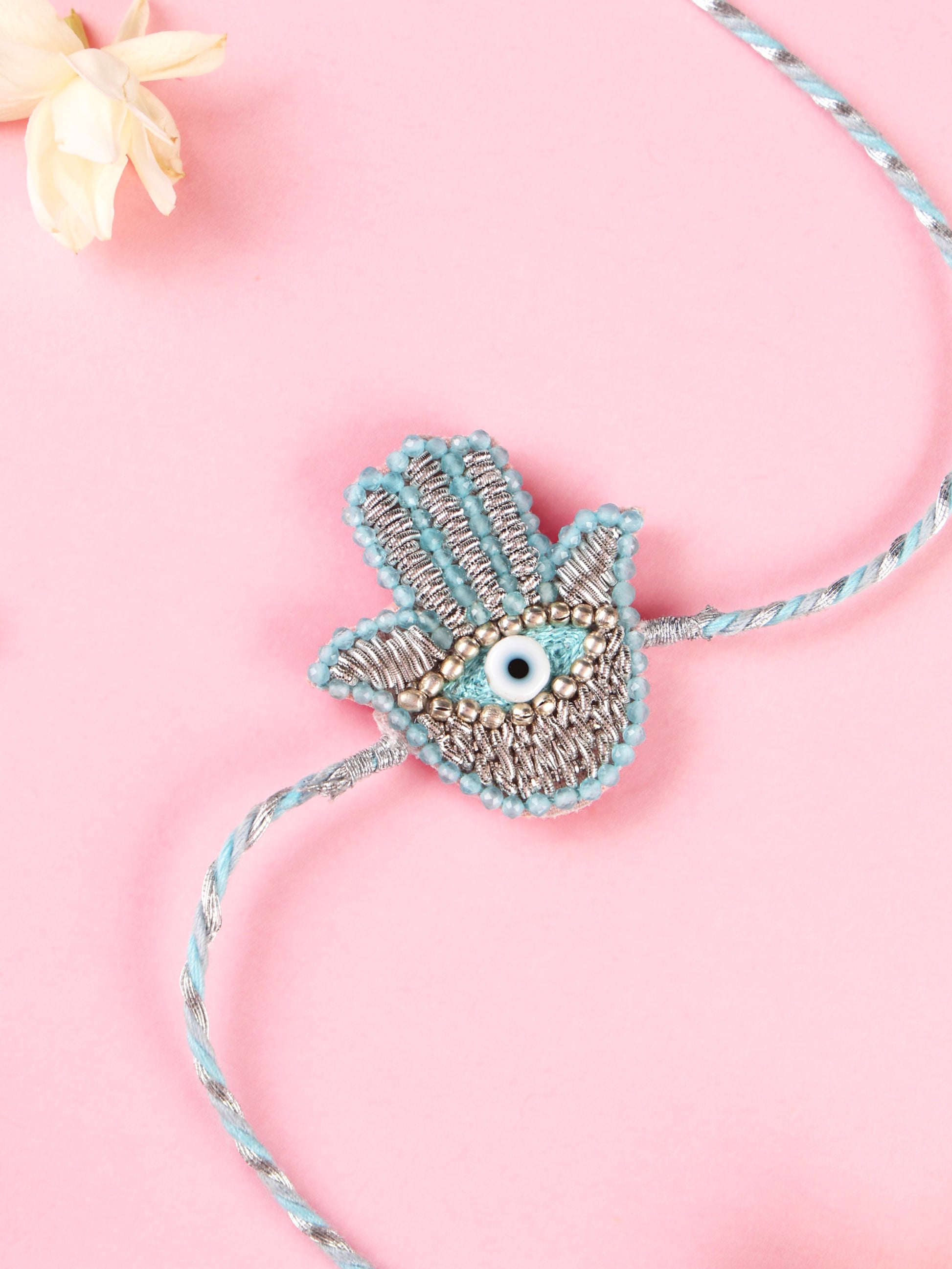 Handmade Hamsa Rakhi for Raksha Bandhan gifting