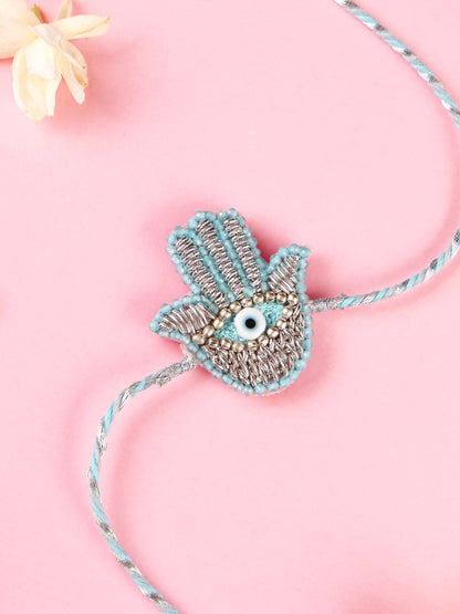 Handmade Hamsa Rakhi for Raksha Bandhan gifting