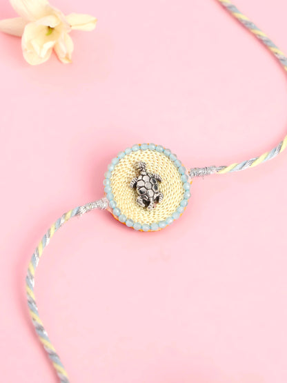 Turtle Silver Brother Rakhi