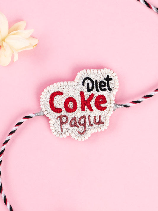 Handmade Diet Coke Paglu Brother Rakhi for Raksha Bandhan gifting