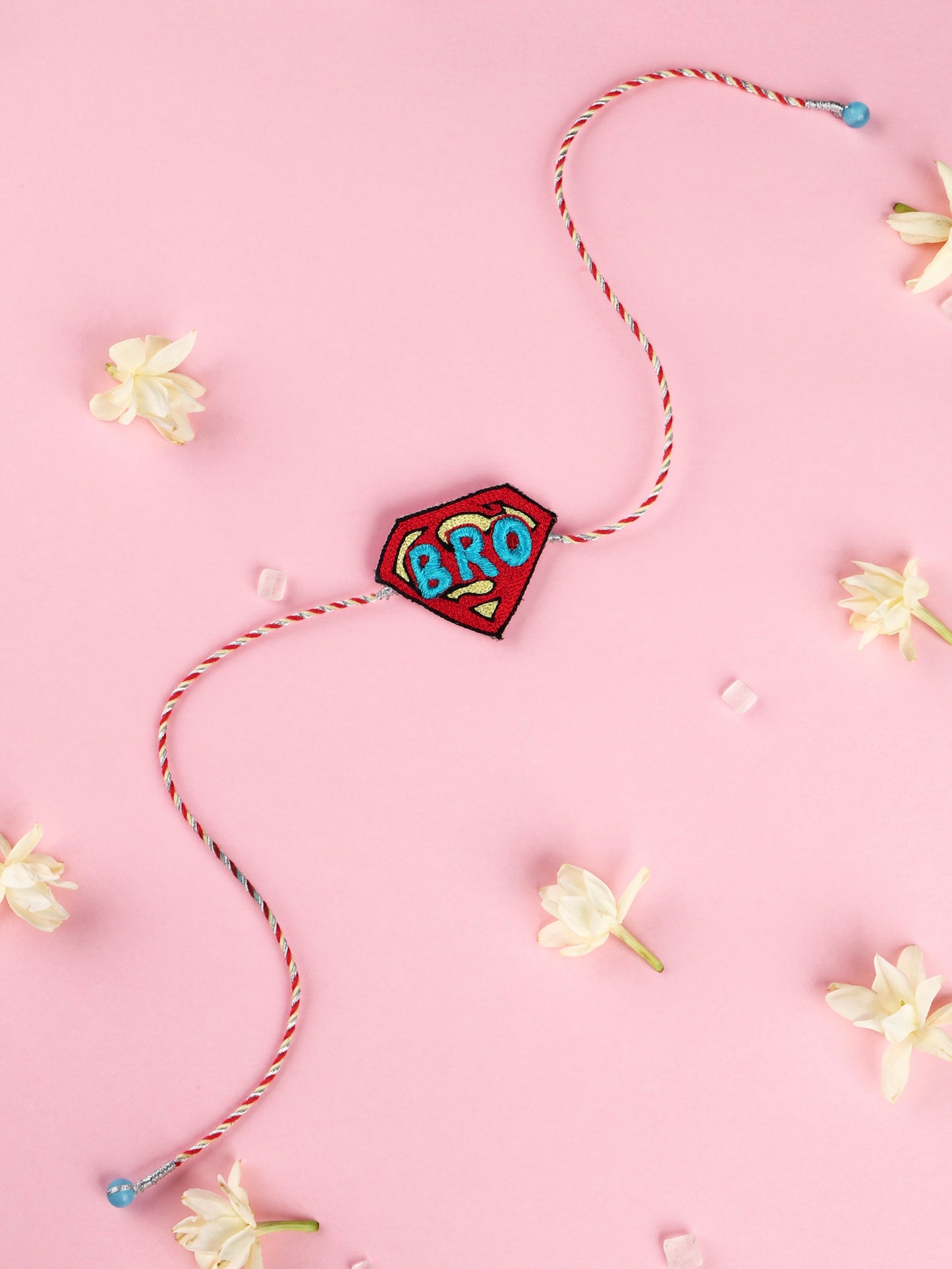 Super Hero Bro Rakhi - Blue and Red