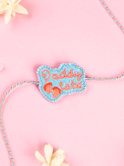Handmade Daddy To Be Brother Rakhi for Raksha Bandhan gifting