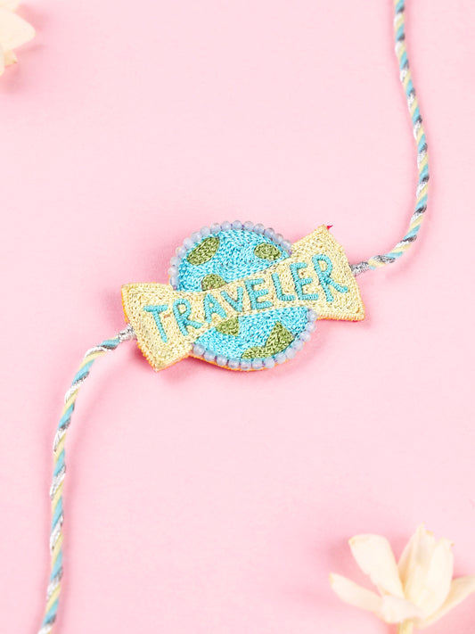 Handmade Traveler Brother Rakhi for Raksha Bandhan gifting