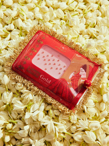 Chamak Essential Karwa Chauth Full Pooja Hamper - Red