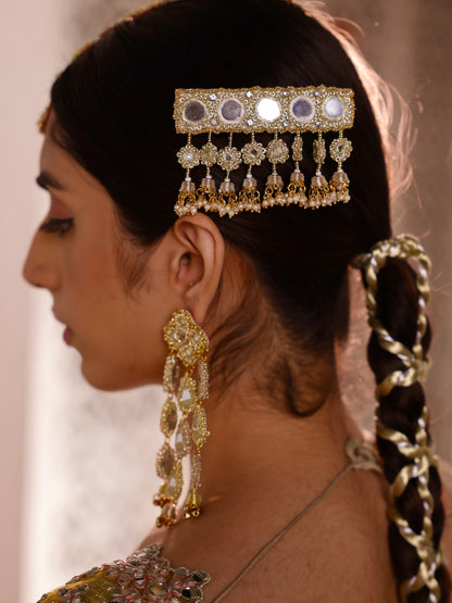 Ishq Gold Hair Clip