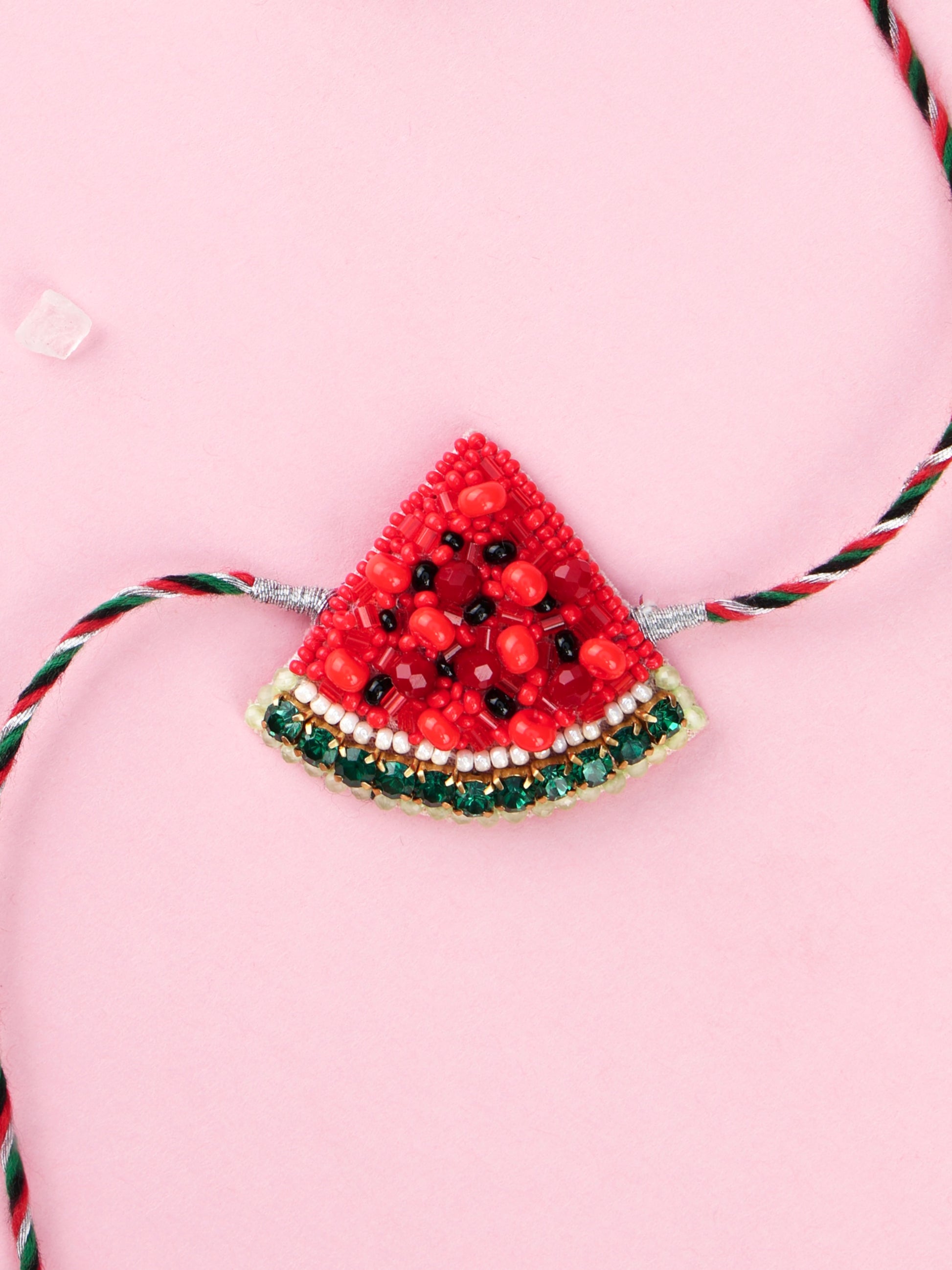 Handmade Watermelon Kids Rakhi for Raksha Bandhan gifting