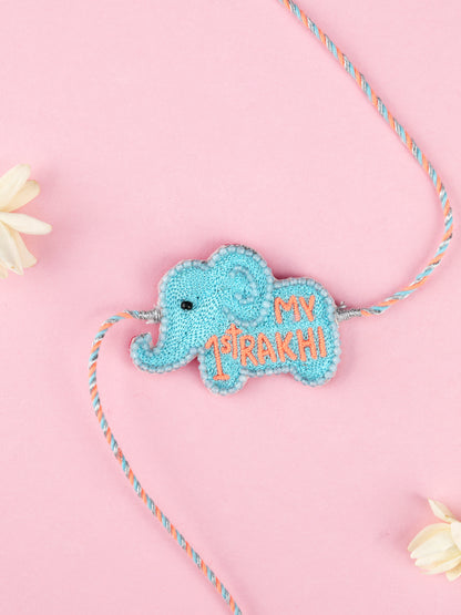 My 1st Baby Rakhi-Elephant