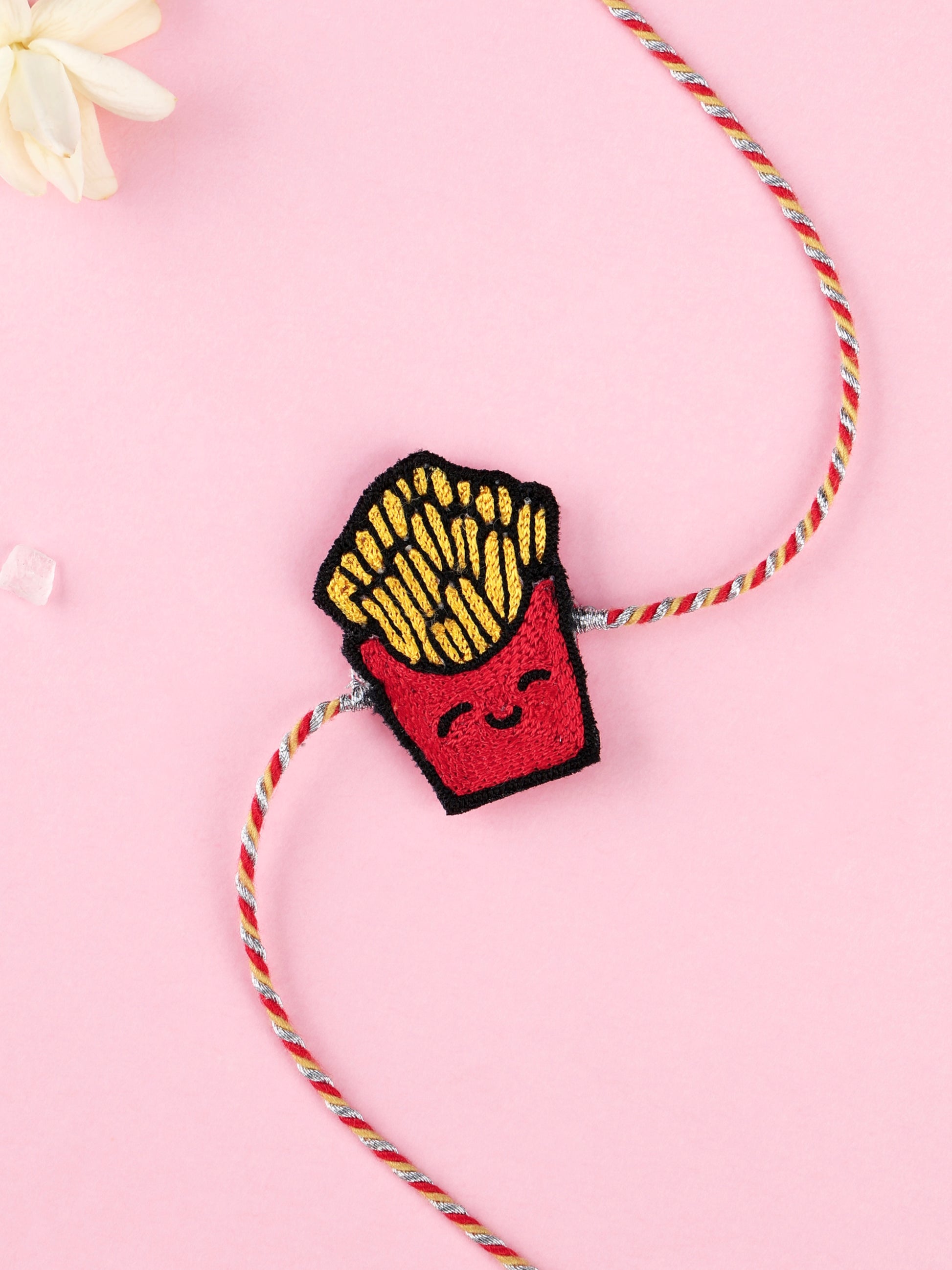 Handmade Fries Kids Rakhi for Raksha Bandhan gifting
