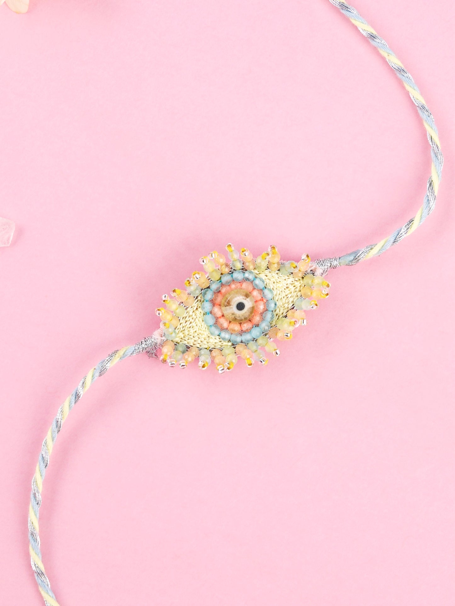 Handmade Evil Eye Kids Rakhi  for Raksha Bandhan gifting