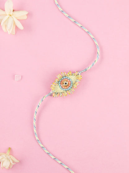 Handmade Evil Eye Kids Rakhi  for Raksha Bandhan gifting