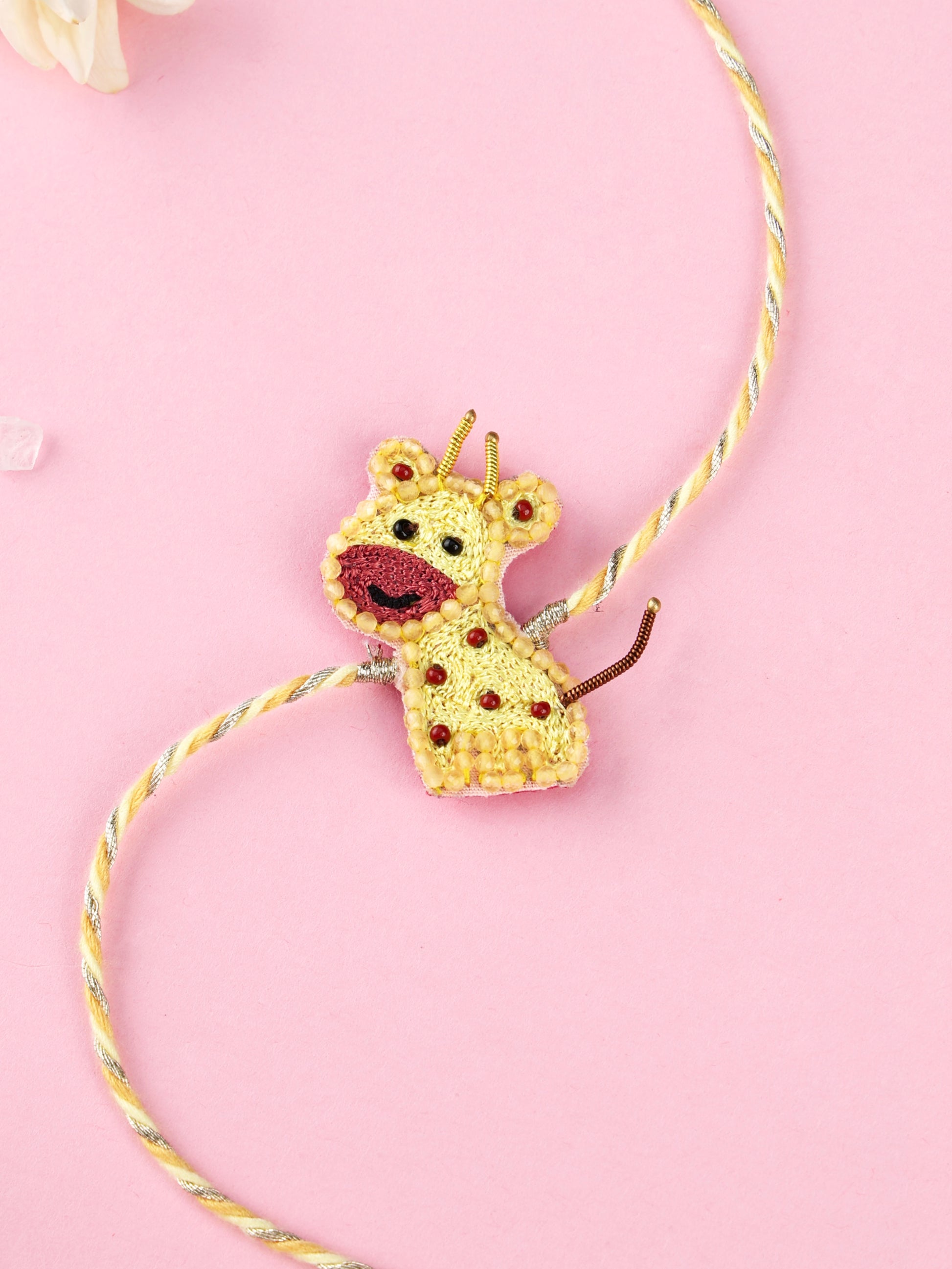Handmade Giraffe Kids Rakhi for Raksha Bandhan gifting