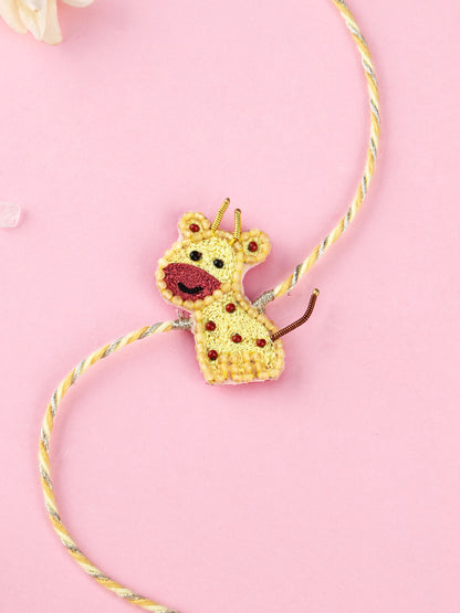 Handmade Giraffe Kids Rakhi for Raksha Bandhan gifting
