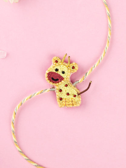 Handmade Giraffe Kids Rakhi for Raksha Bandhan gifting