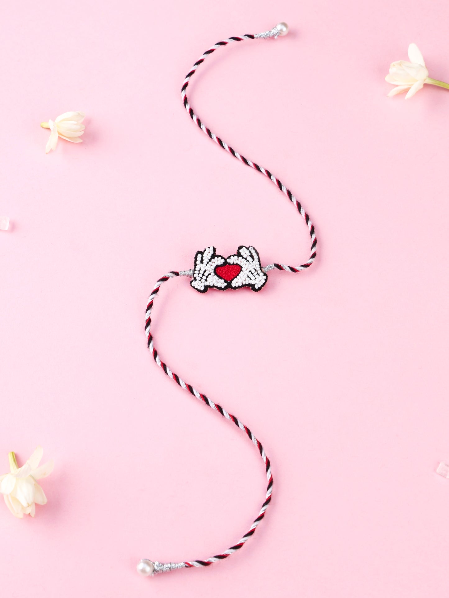 Handmade Heart Kids Rakhi for Raksha Bandhan gifting