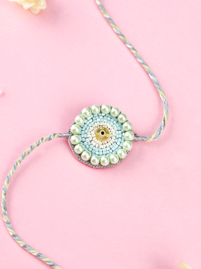 Round Evil Eye Kids Rakhi