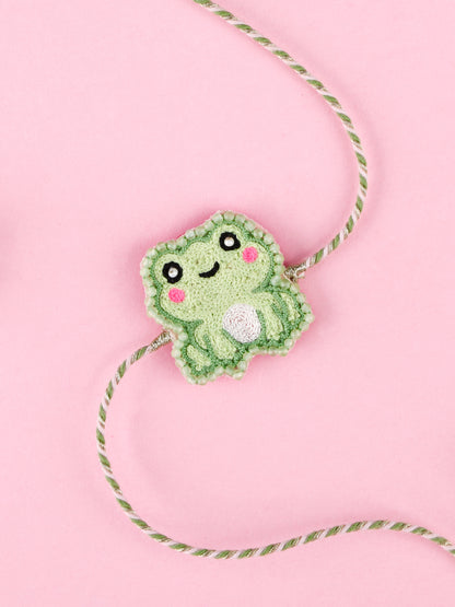 Handmade Frog Kids Rakhi for Raksha Bandhan gifting