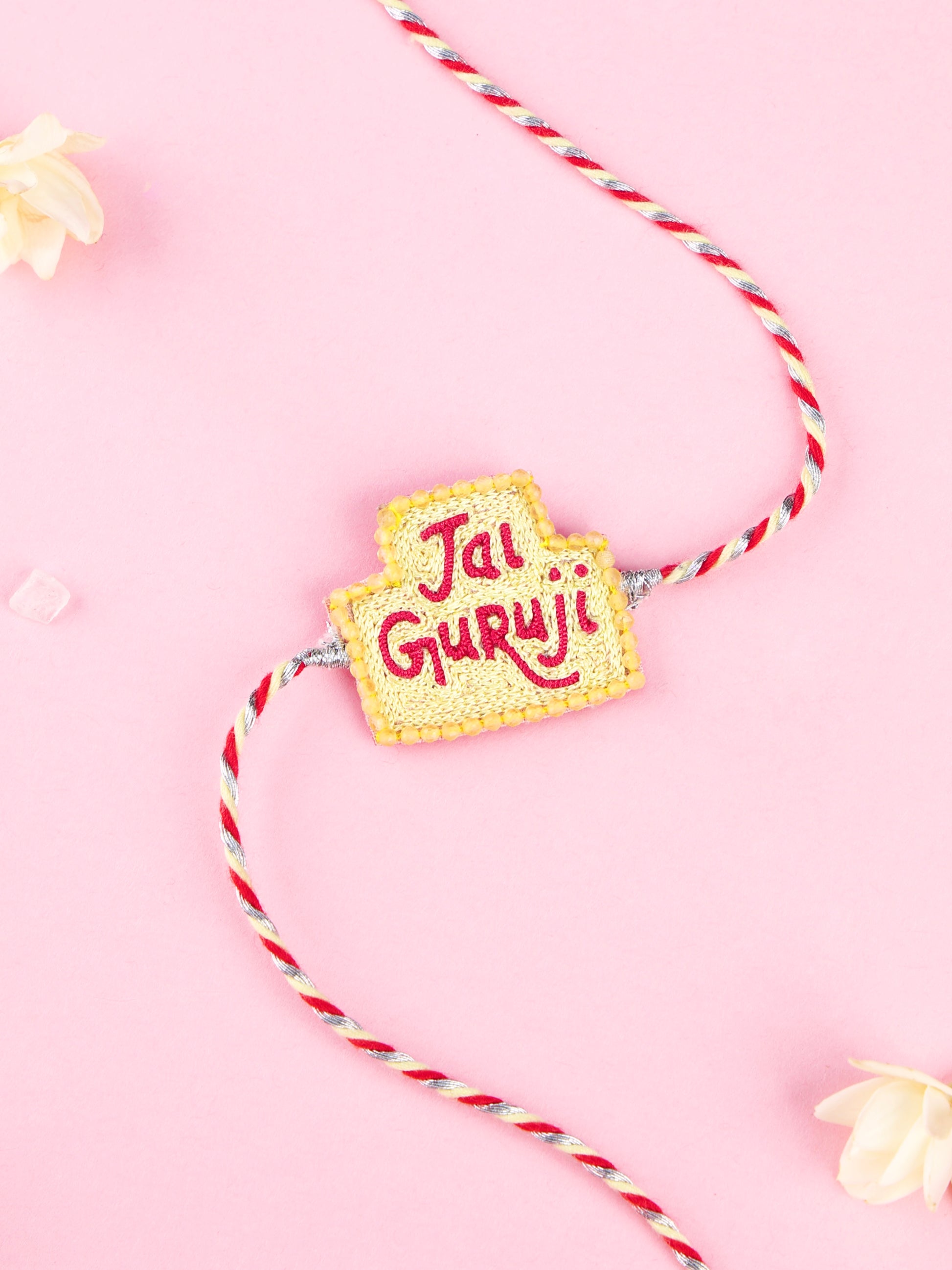 Handmade Jai Guruji Rakhi for Raksha Bandhan gifting