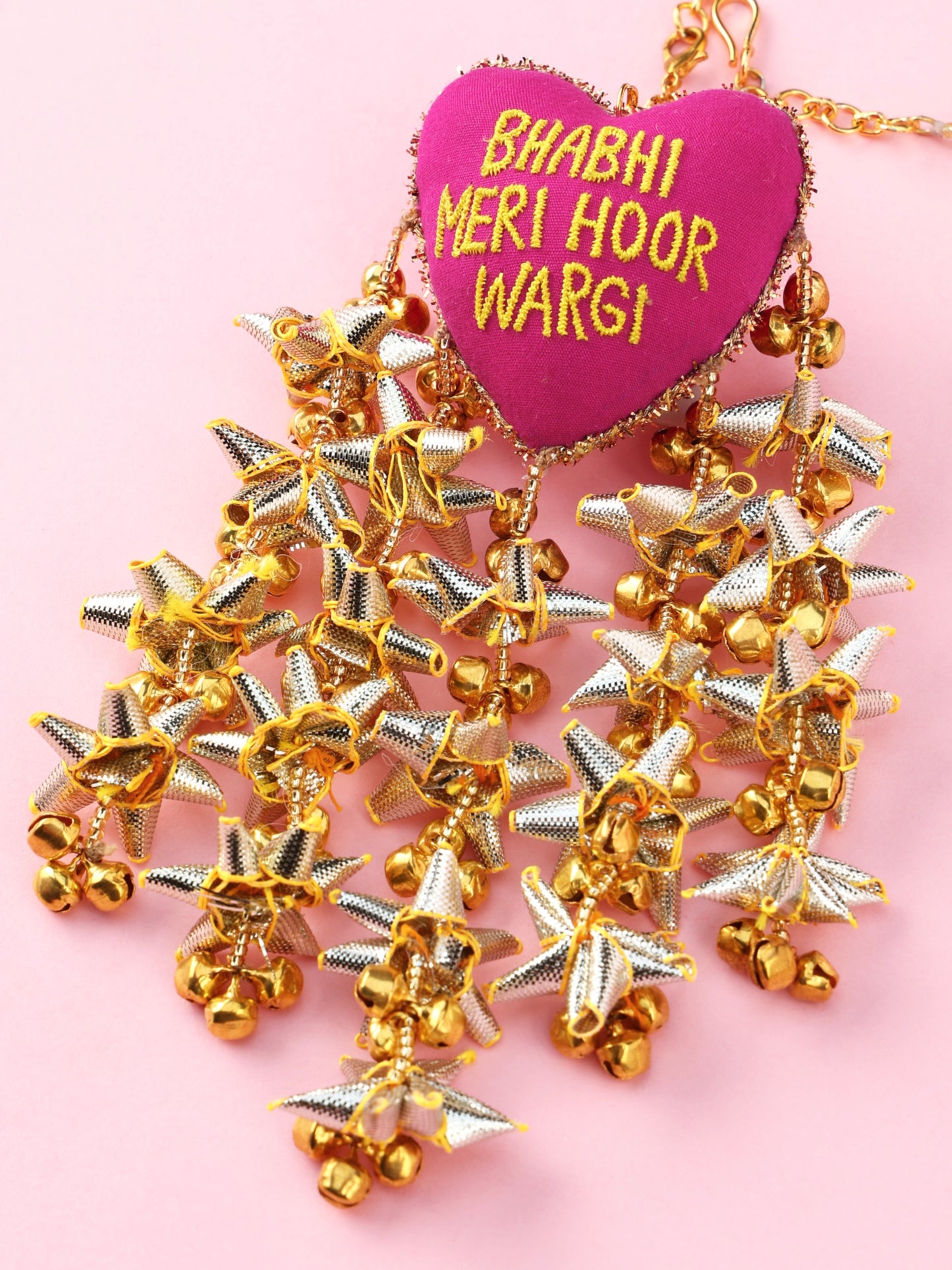 Handmade Bhabhi Meri Hoor Wargi Lumba - Rani Pink for Raksha Bandhan gifting