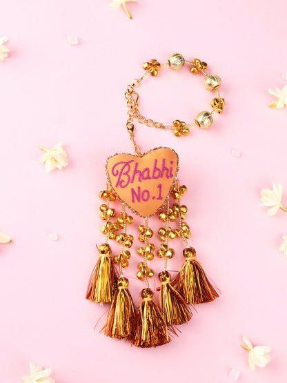 Handmade Bhabhi No.1 Lumba for Raksha Bandhan gifting