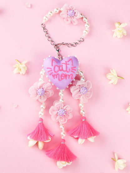 Handmade Cat Mom Lumba Rakhi for Raksha Bandhan gifting
