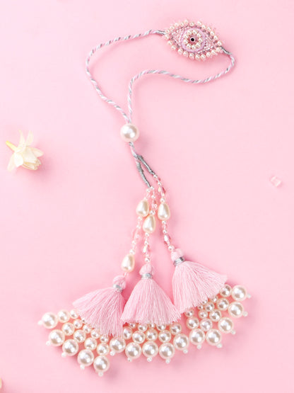 Handmade Evil Eye Pink Lumba 2026 for Raksha Bandhan gifting