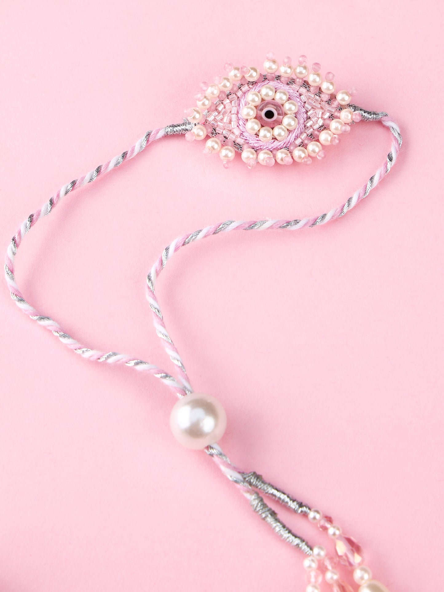 Evil Eye Pink Lumba Rakhi 2026