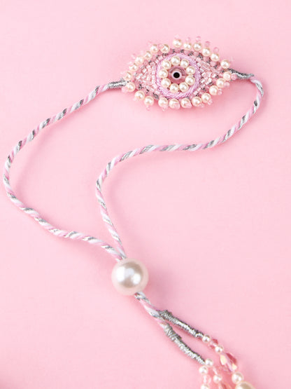 Evil Eye Pink Lumba Rakhi 2026