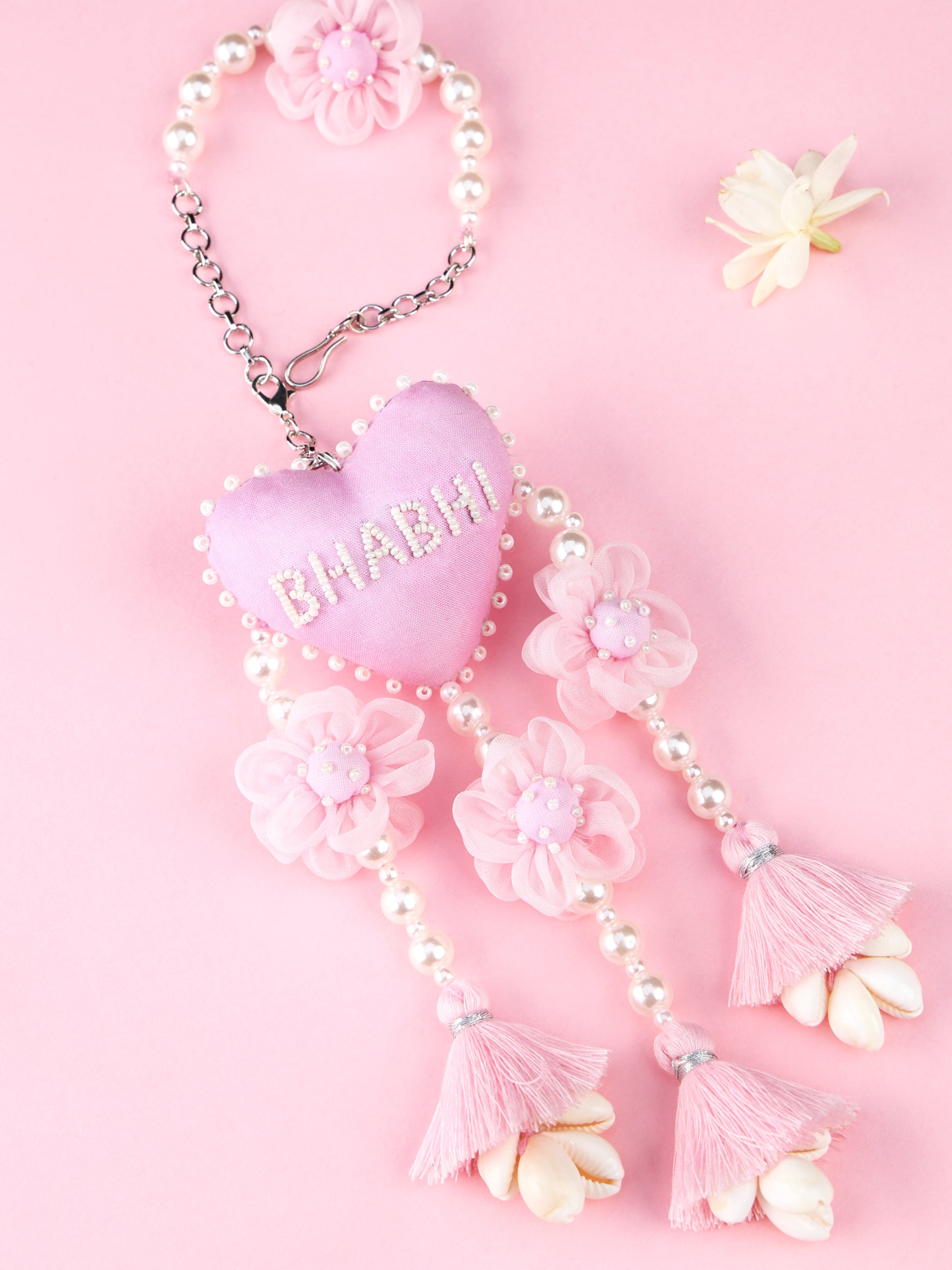 Handmade Floral Bhabhi Lumba for Raksha Bandhan gifting