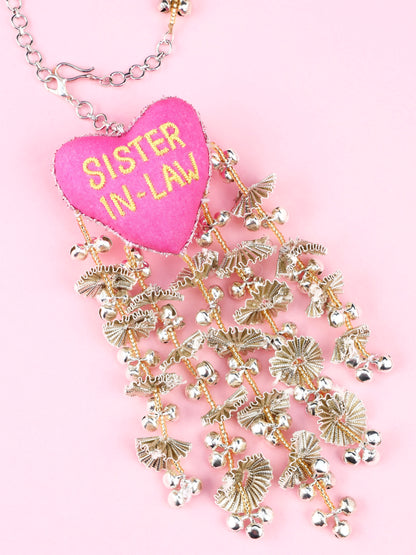 Sister In Law Lumba Rakhi - Pink