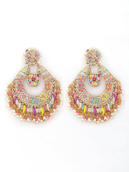 Mini Rang (Earrings, Mathapatti & Pair Of Hathphool)