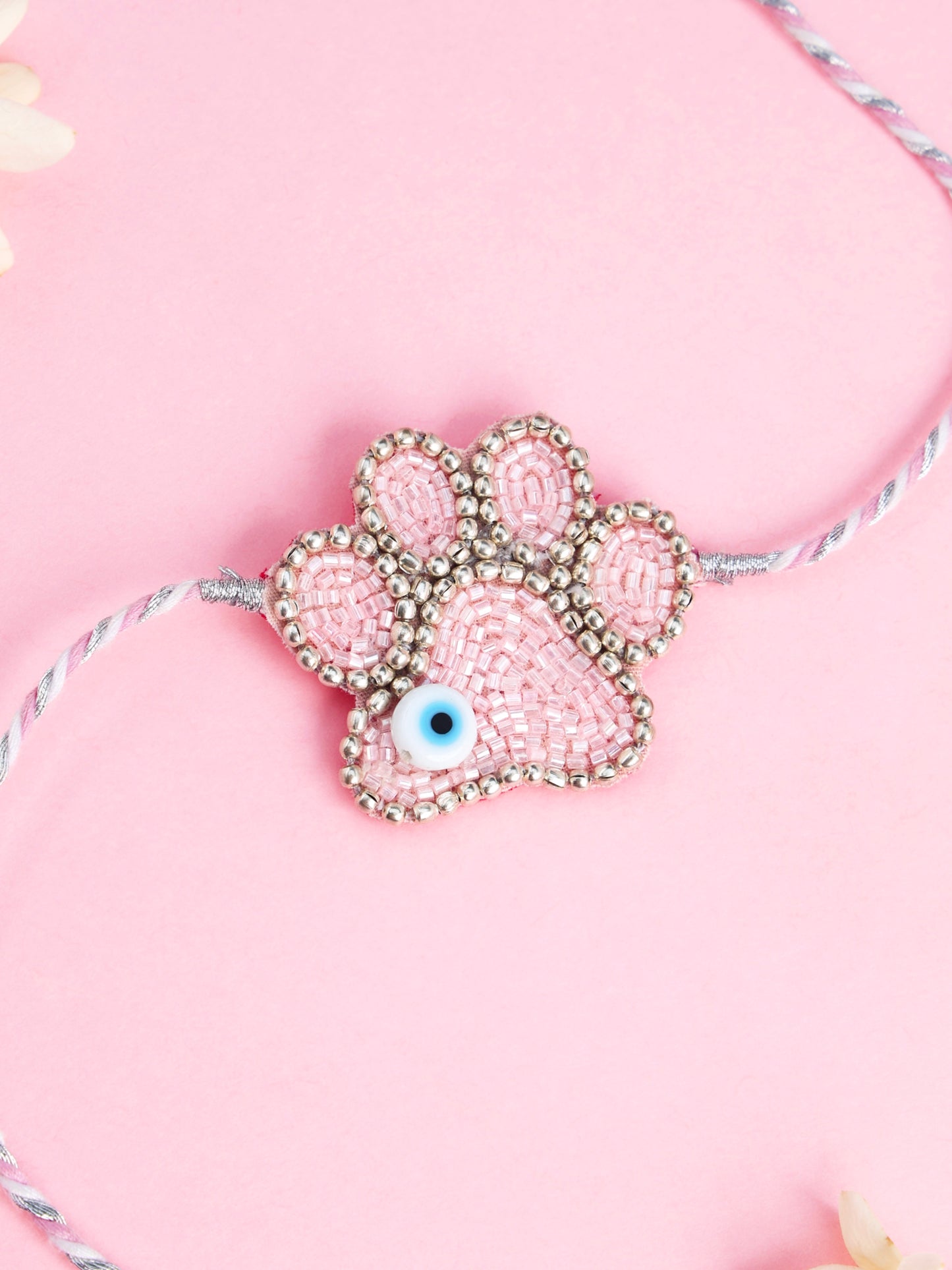 Handmade Paw Pink Pet for Raksha Bandhan gifting

